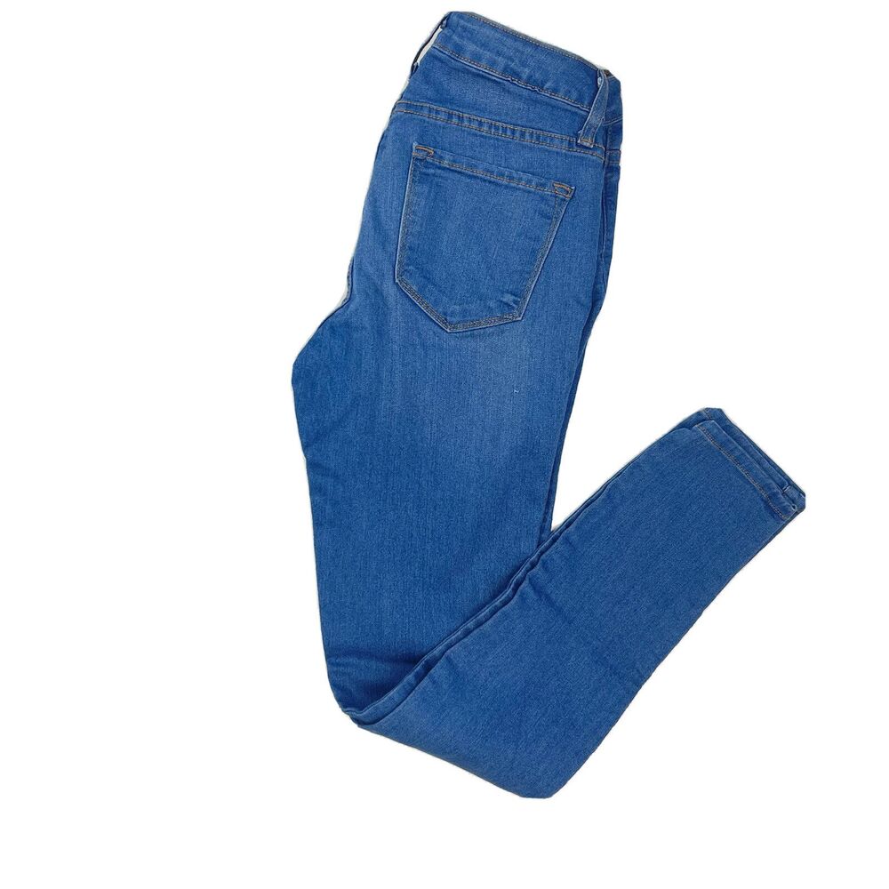 Fashion Nova Medium Wash Skinny Jeans Sz 7 / 27